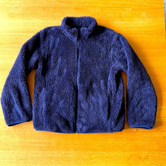 Uniqlo Other - Unisex Uniqlo Dark Blue Fleece Jacket 11-12 Years